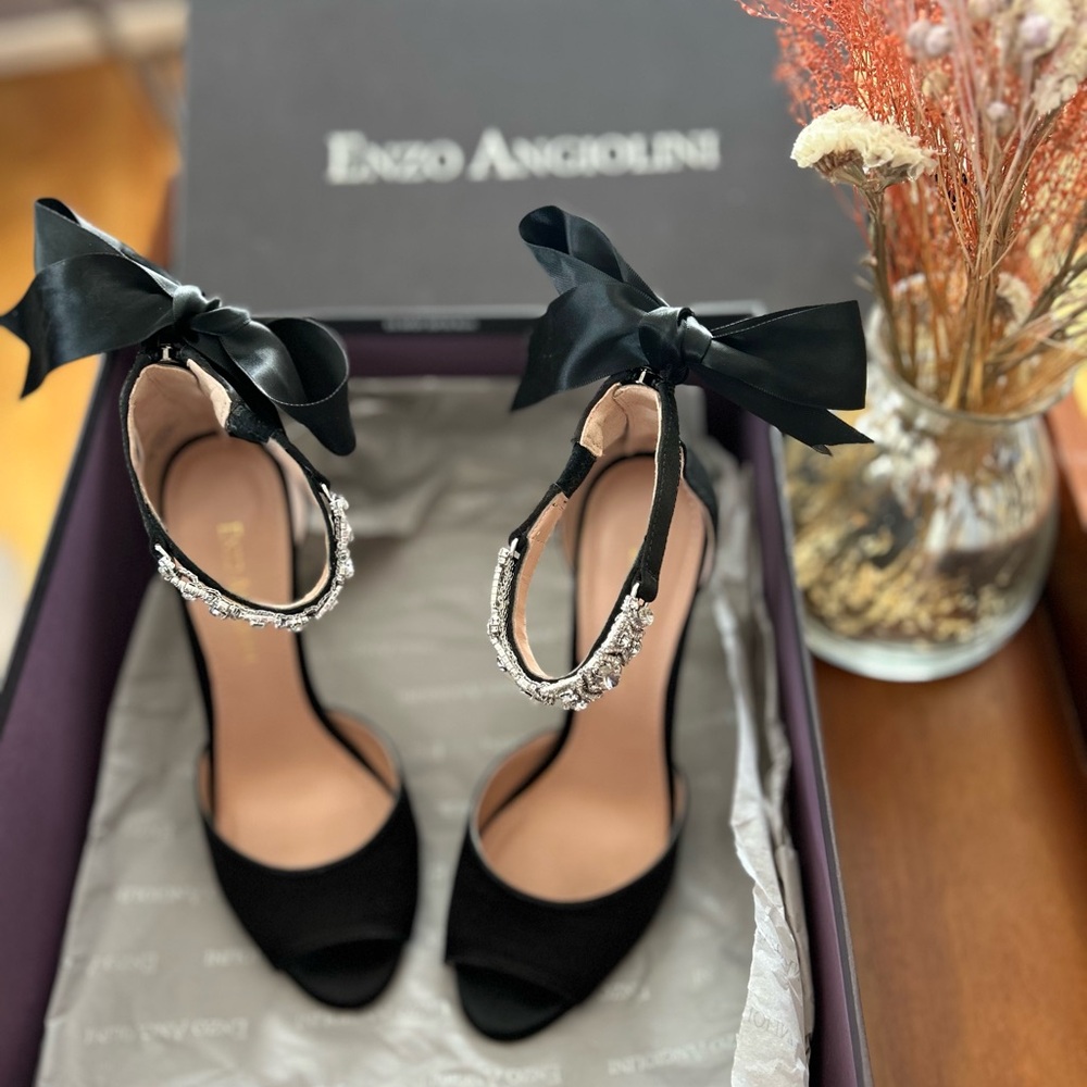 Enzo Angiolini Black Women's Heels